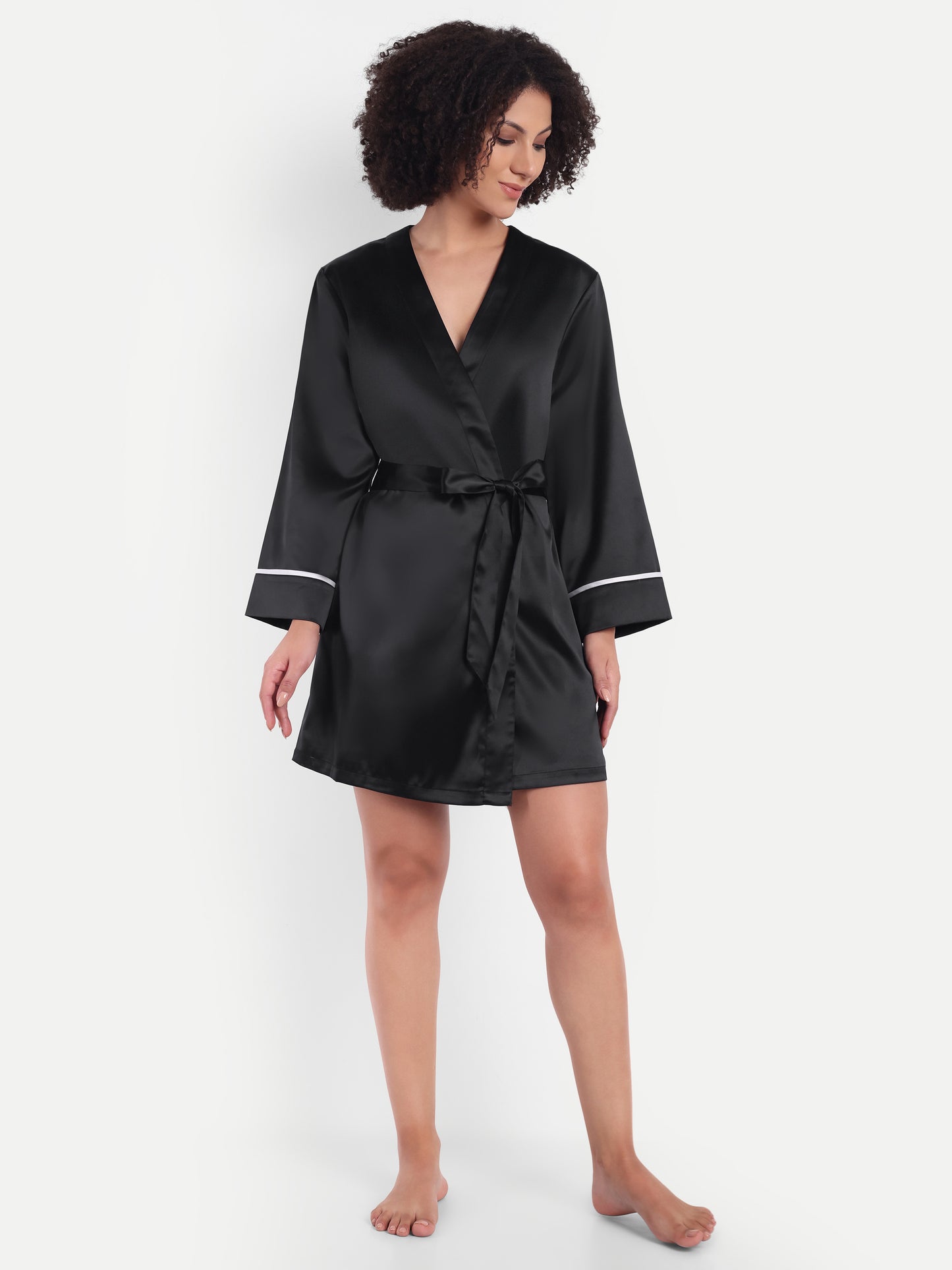 Verse Kimono In Black