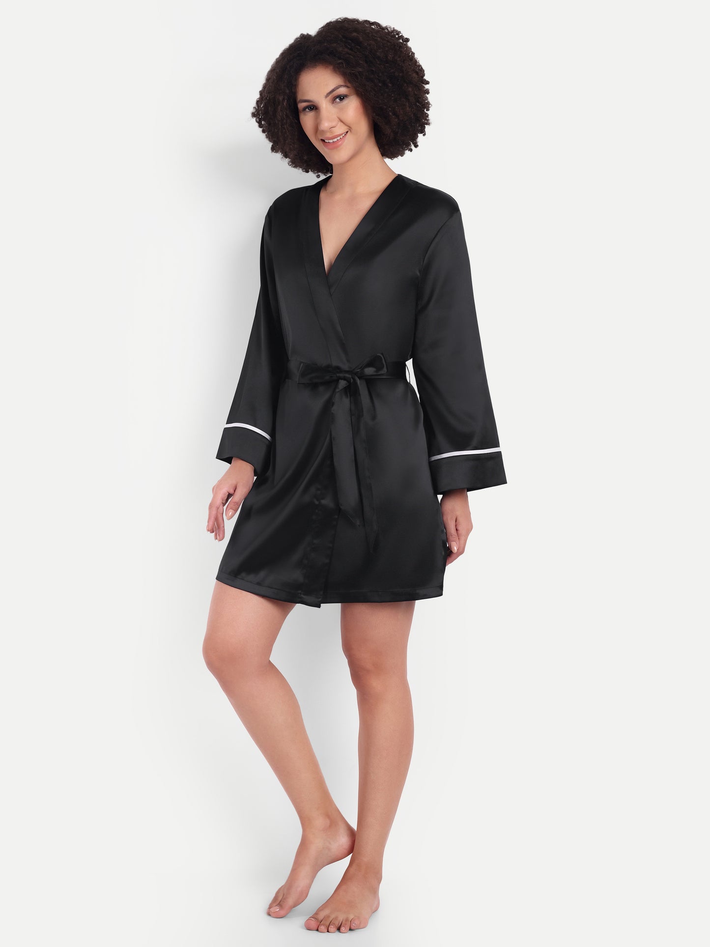 Verse Kimono In Black