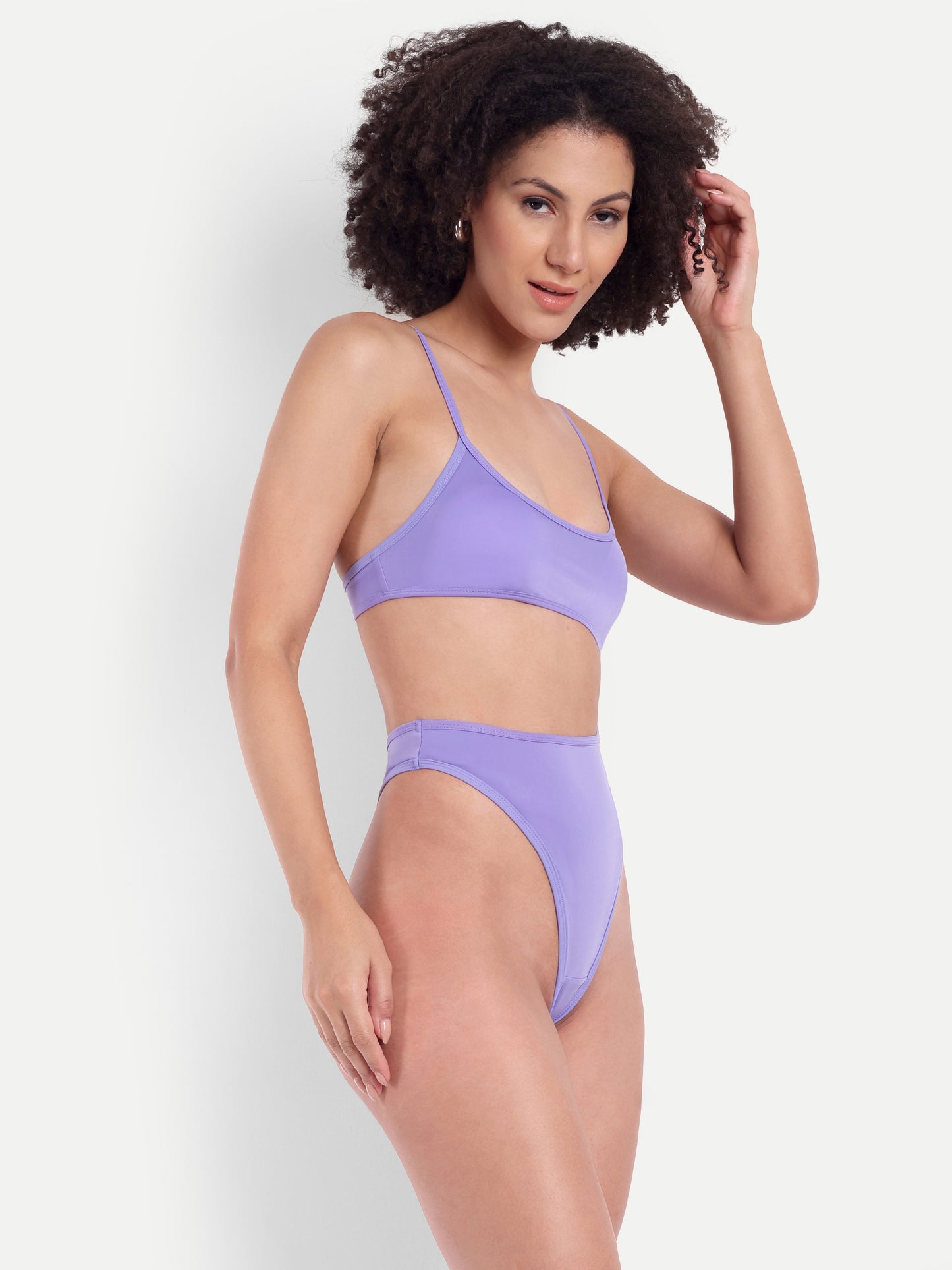 CINDY LILAC SWIMSUIT WITH SARONG