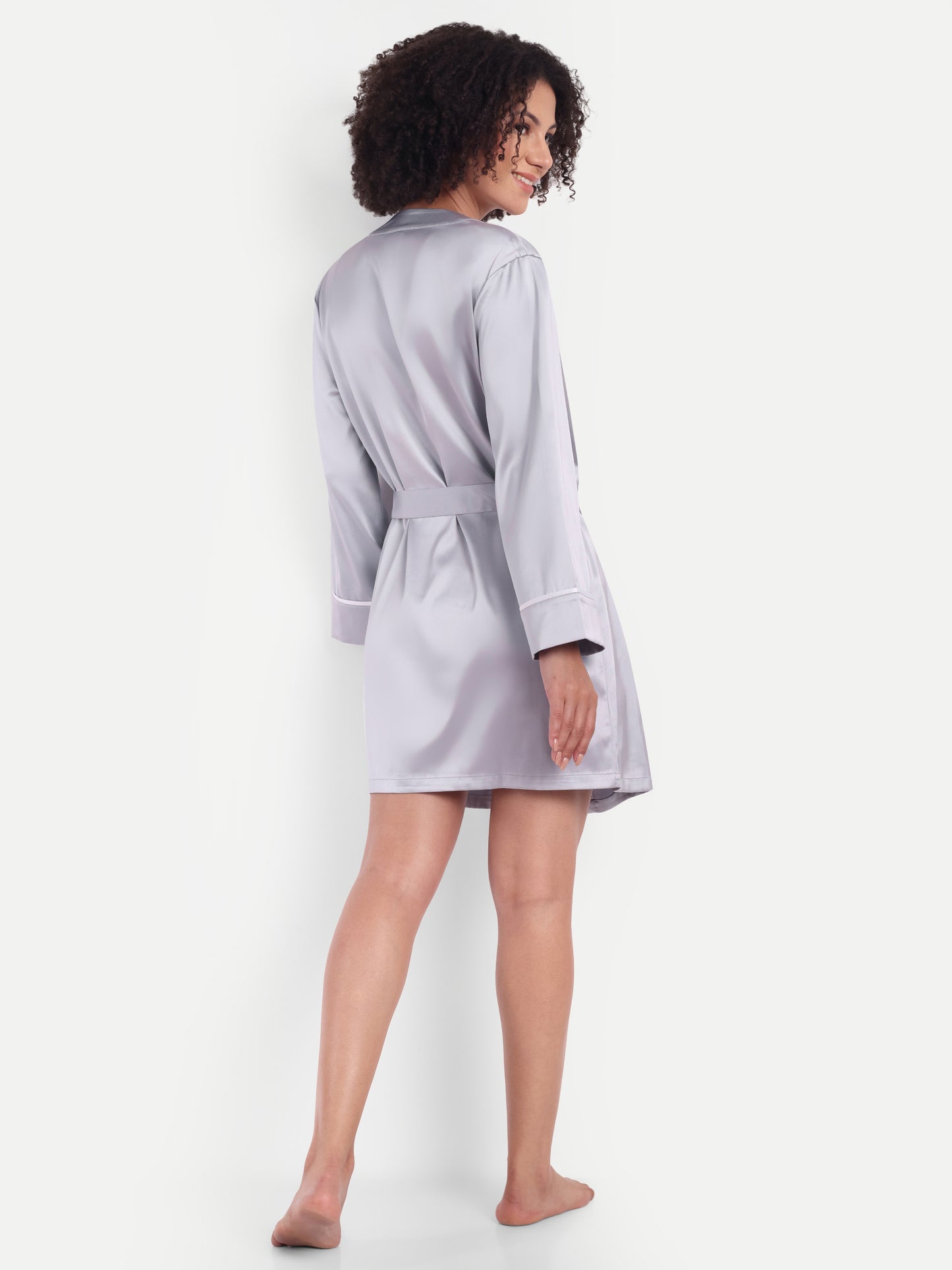 Verse Kimono In silver