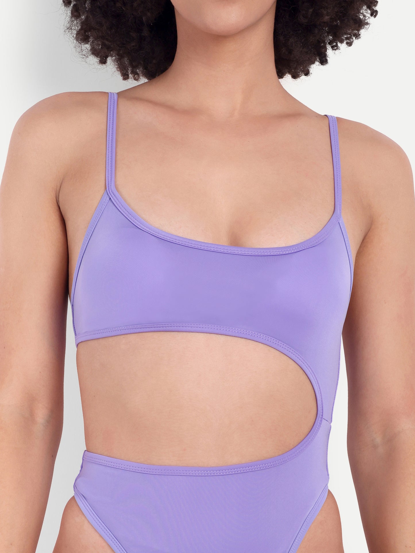 CINDY LILAC SWIMSUIT WITH SARONG