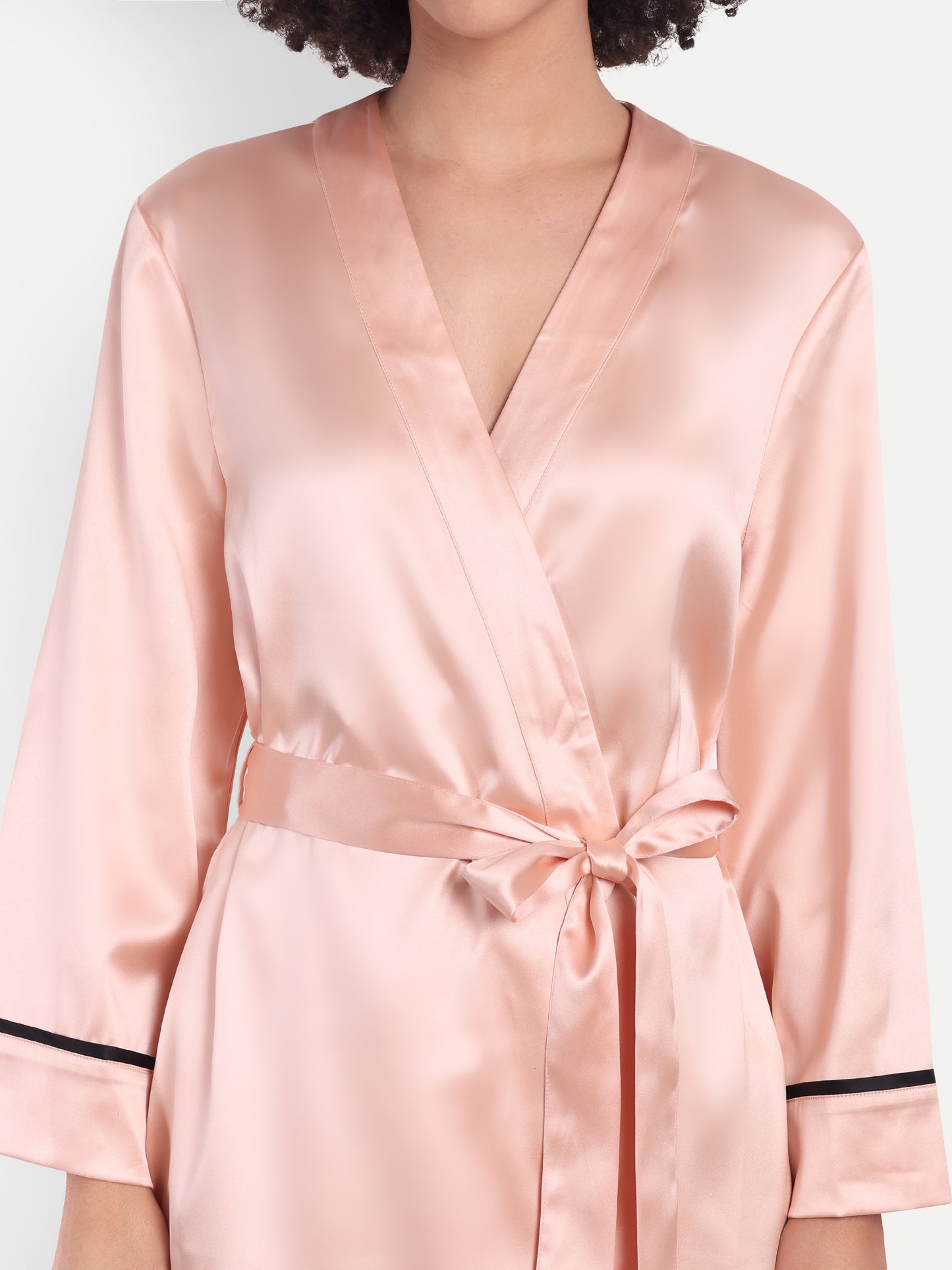 Verse Kimono In peach