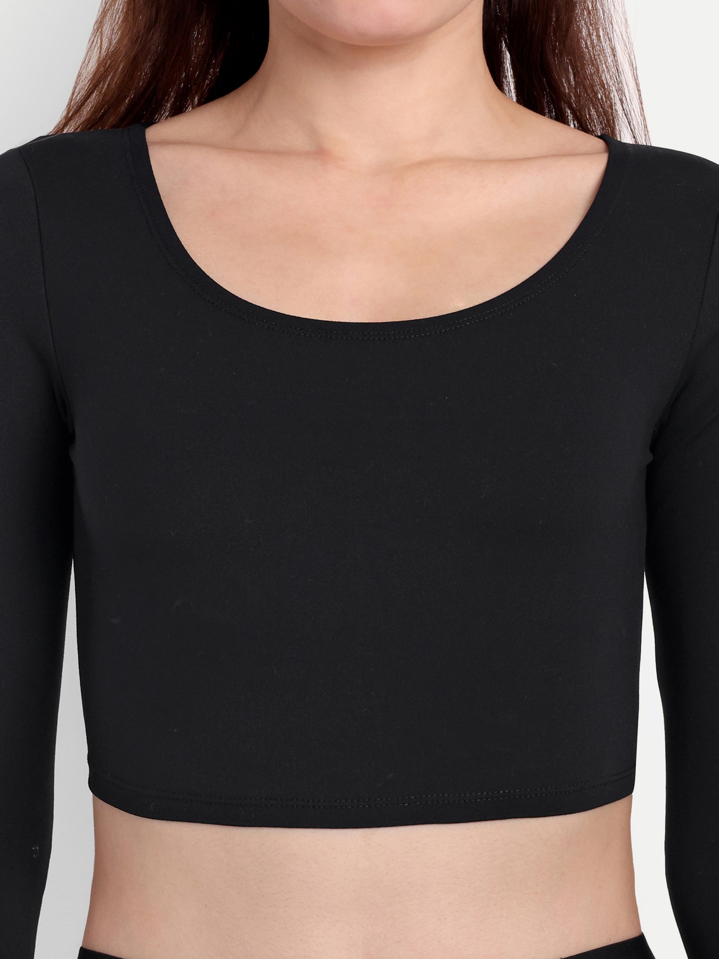 BLAKE CROP TOP IN BLACK