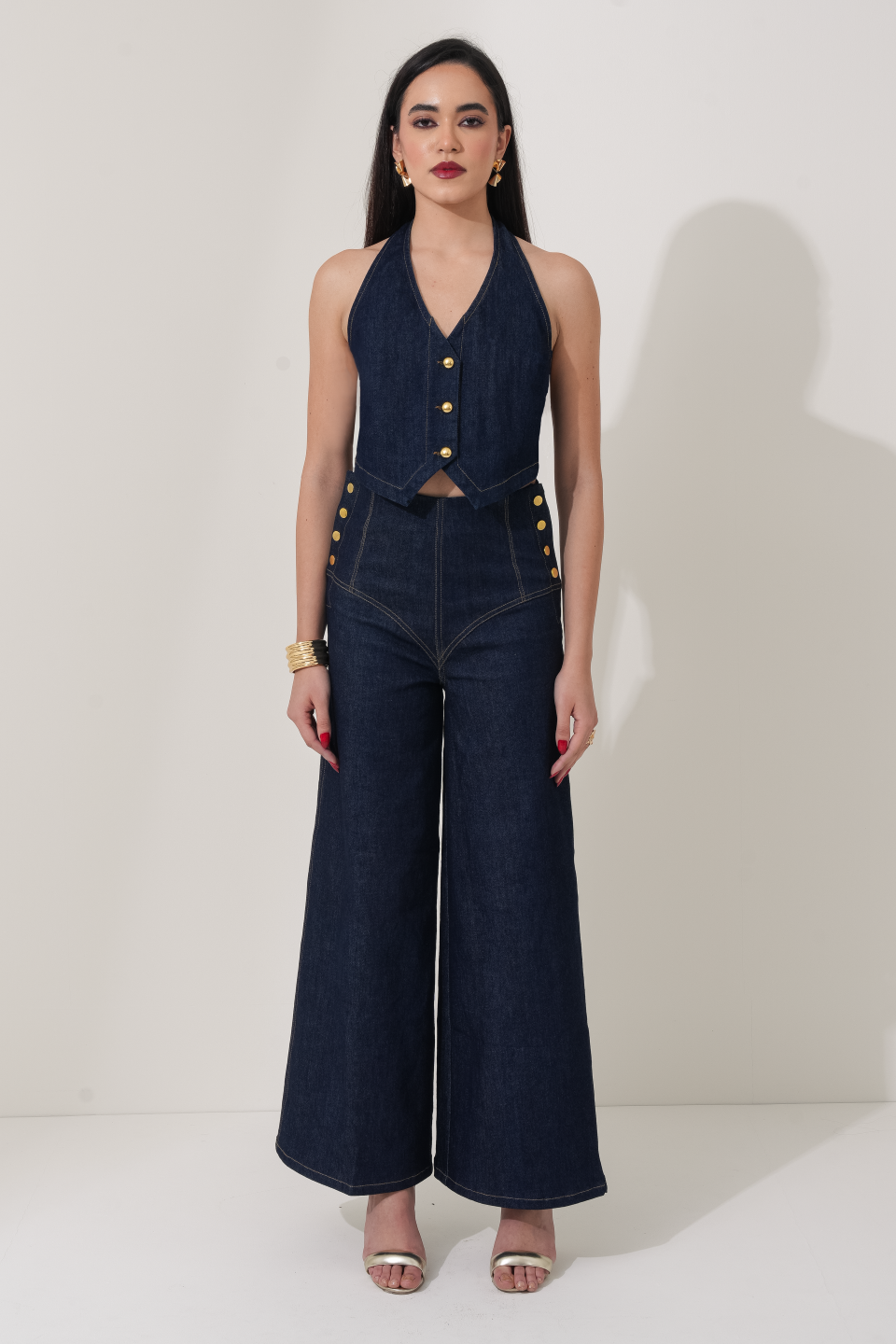 BRITNEY DENIM WAISTCOAT