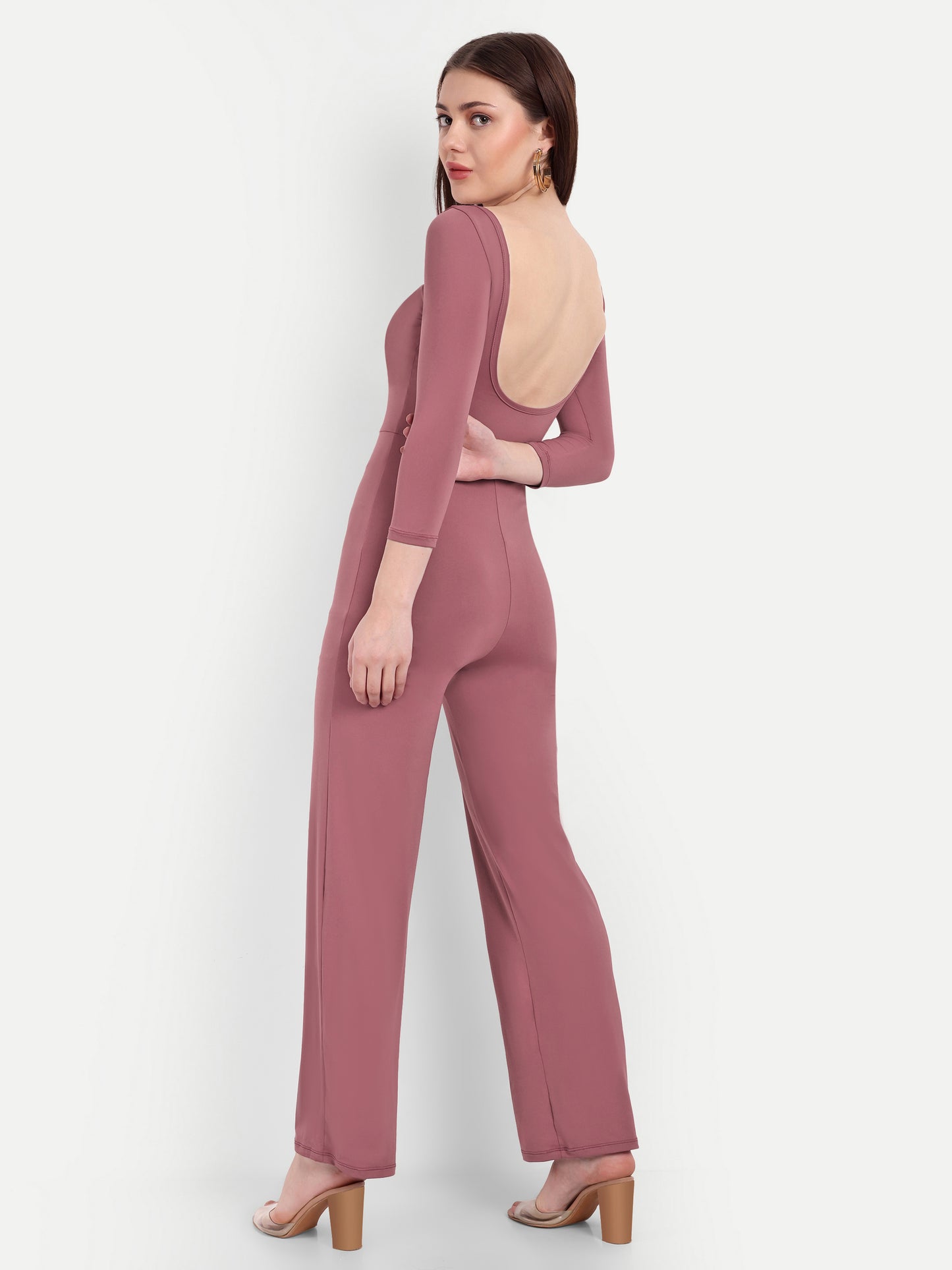 ARINA BODYSUIT IN PINK ROSE