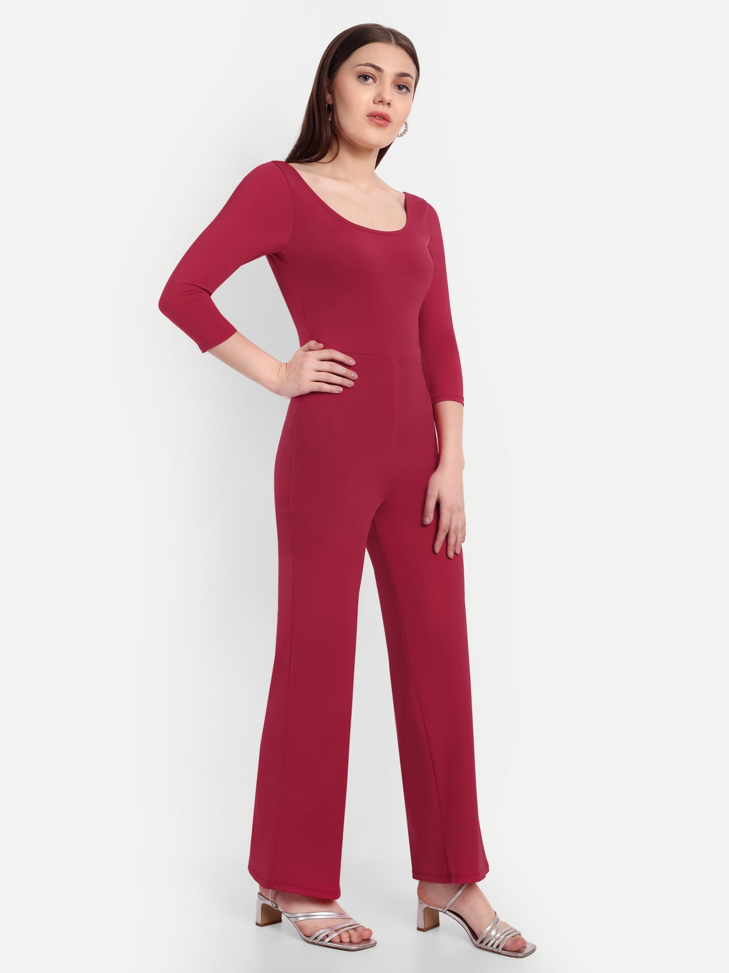 ARINA BODYSUIT IN SCARLET RED