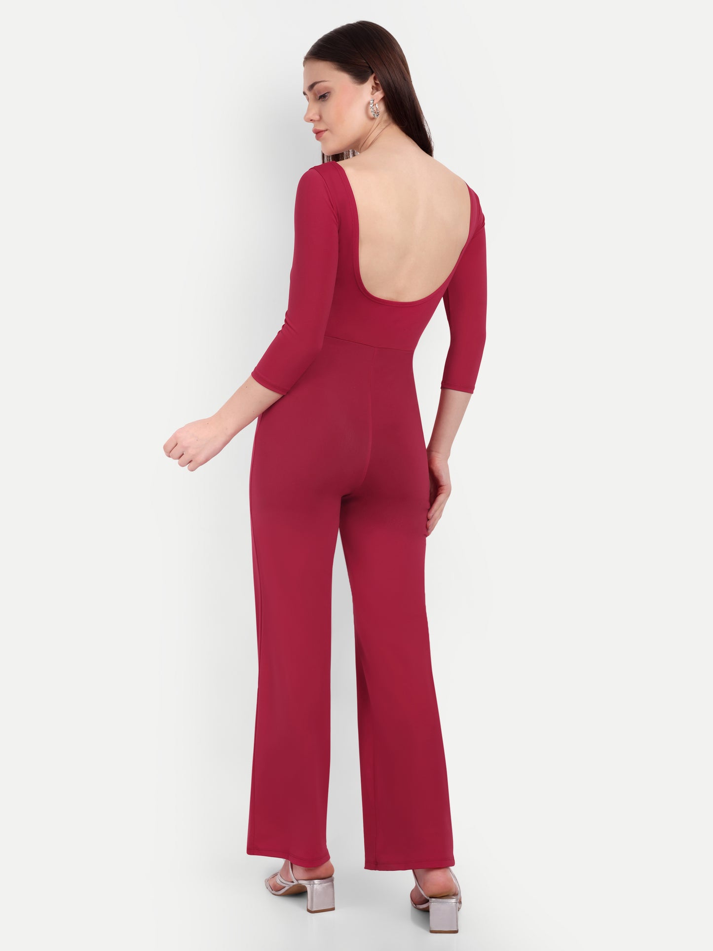 ARINA BODYSUIT IN SCARLET RED