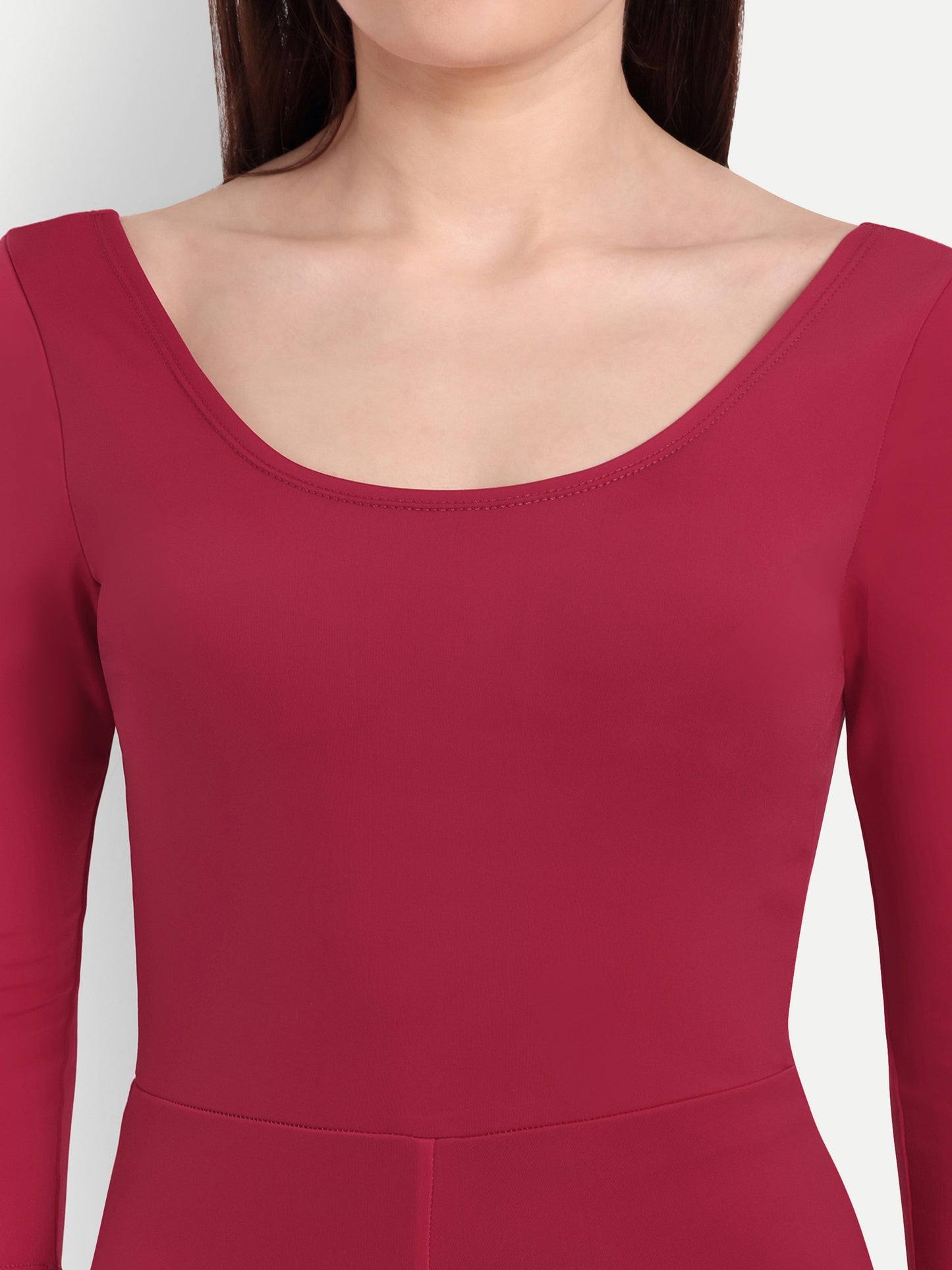 ARINA BODYSUIT IN SCARLET RED