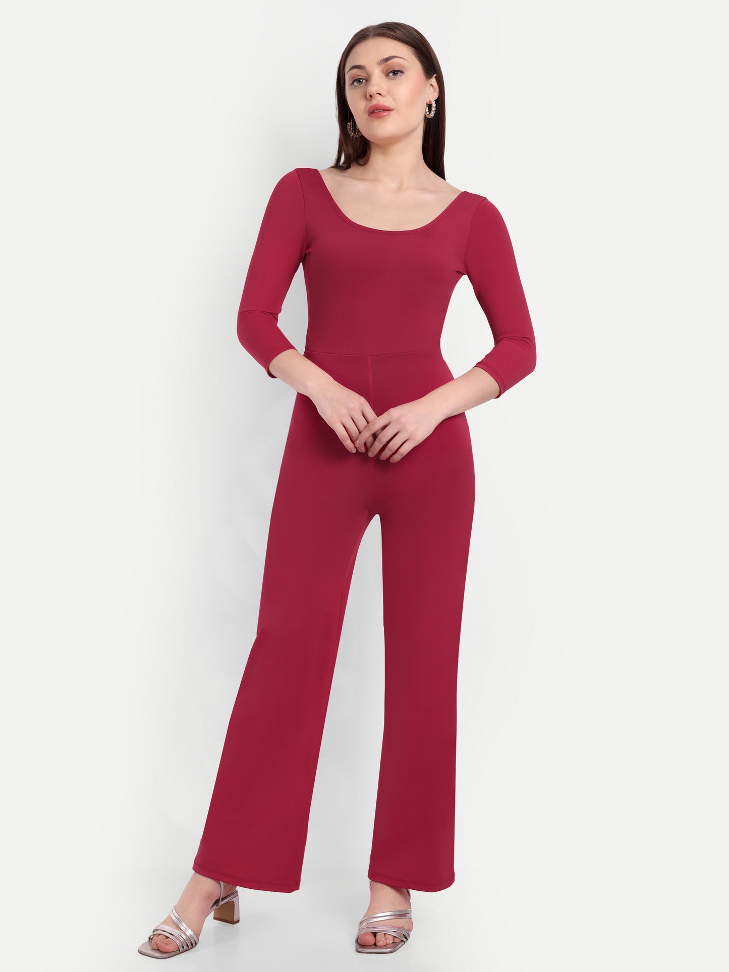 ARINA BODYSUIT IN SCARLET RED