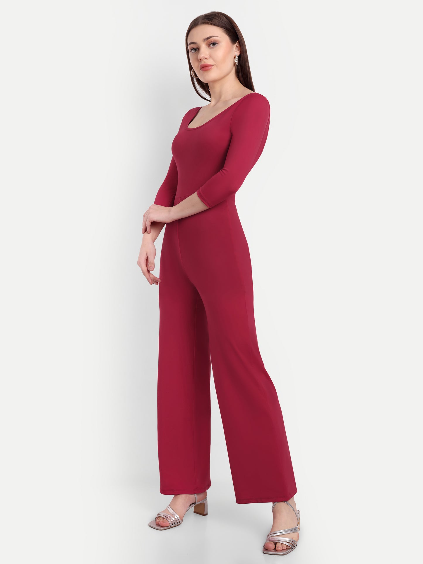 ARINA BODYSUIT IN SCARLET RED