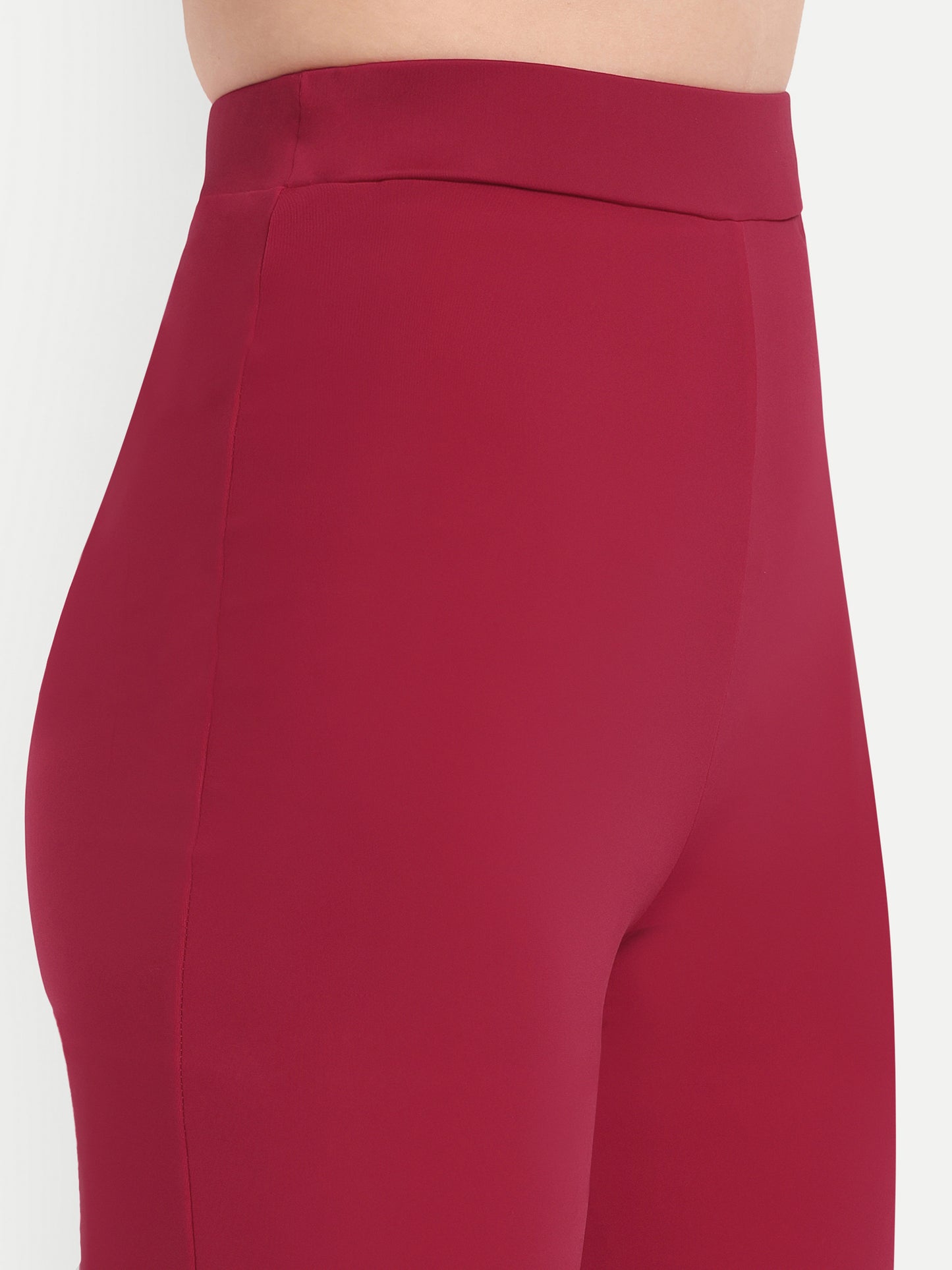 JULIA FLARED PANTS IN SCARLET RED