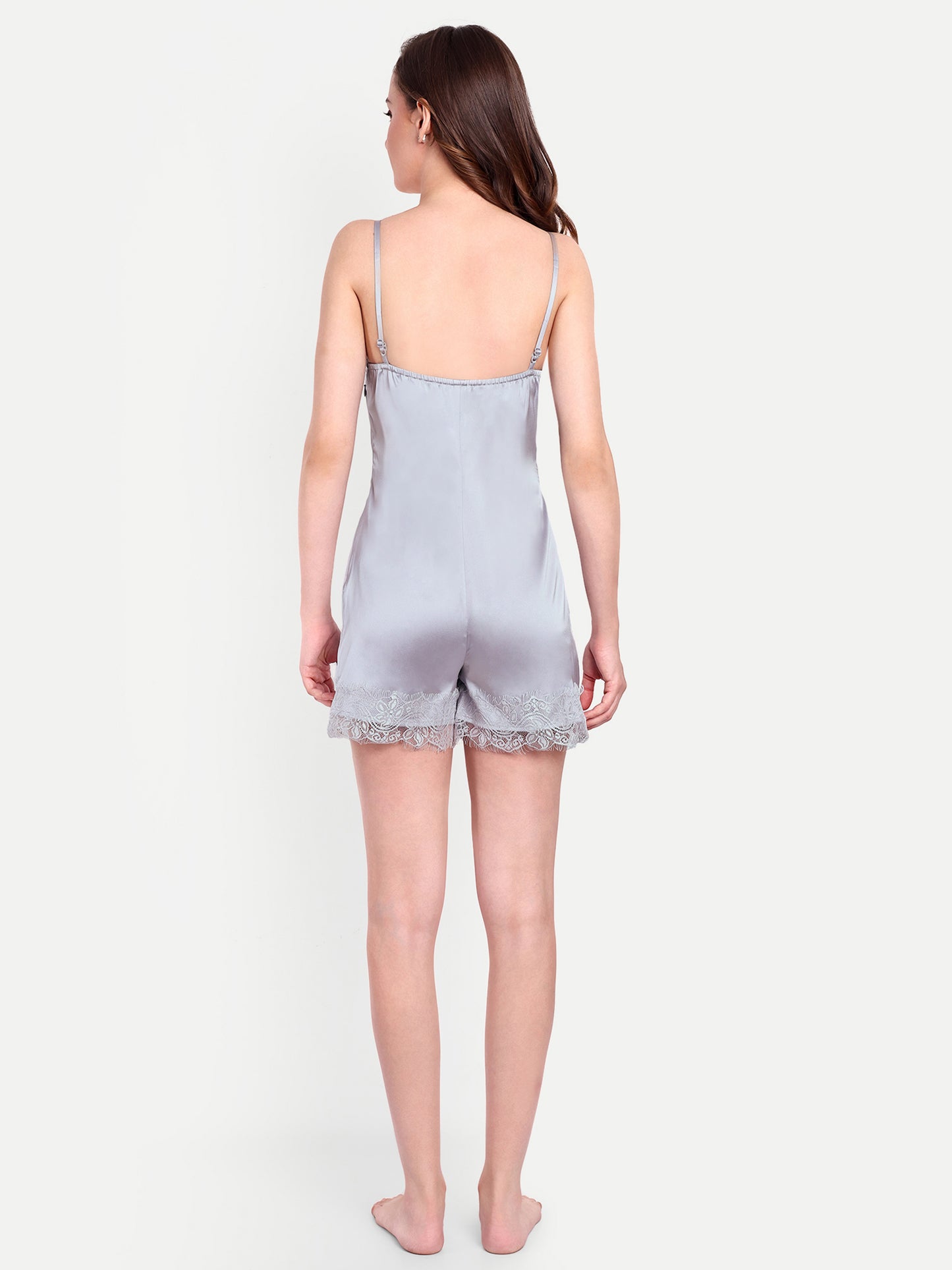 COCO SLEEP PLAYSUIT IN SILVER