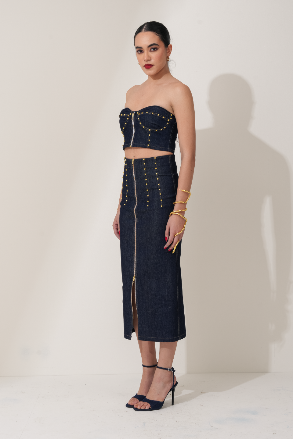 Ally Studded Skirt