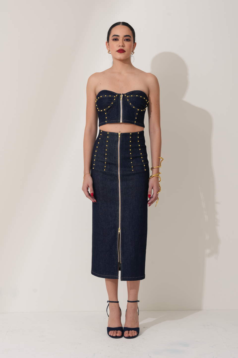 Ally Studded Skirt