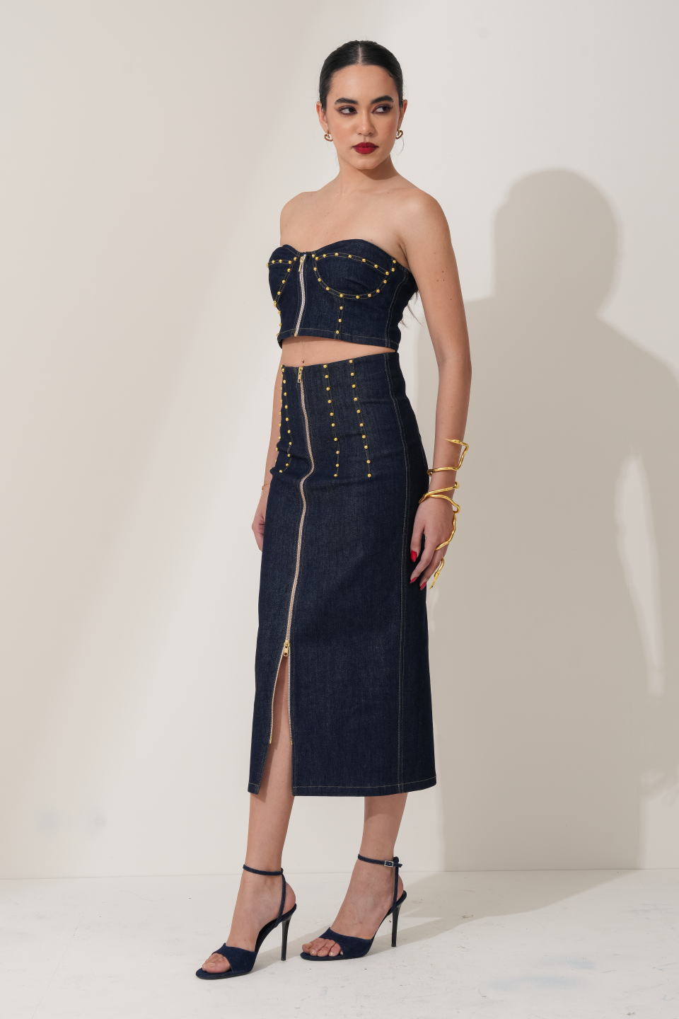 Ally Studded Skirt
