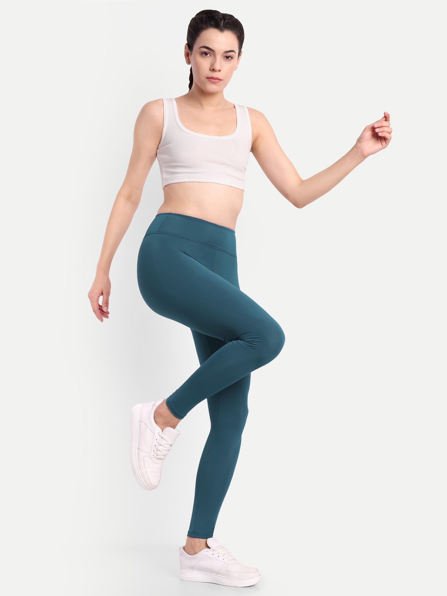 ALICIA LEGGINGS IN TEAL BLUE
