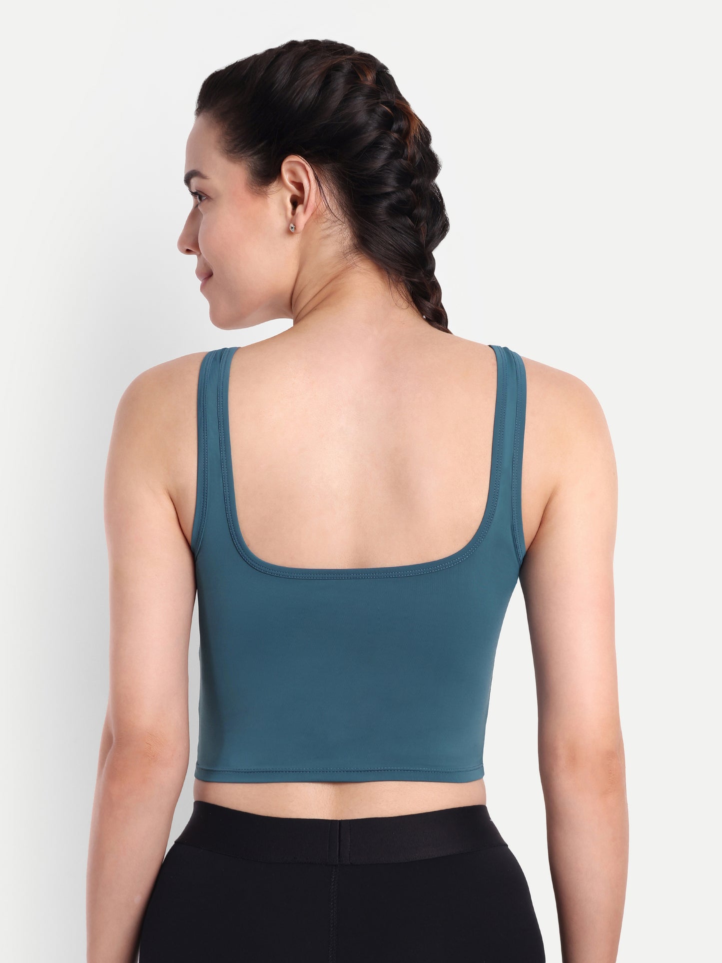 LOLA TANK TOP IN TEAL BLUE