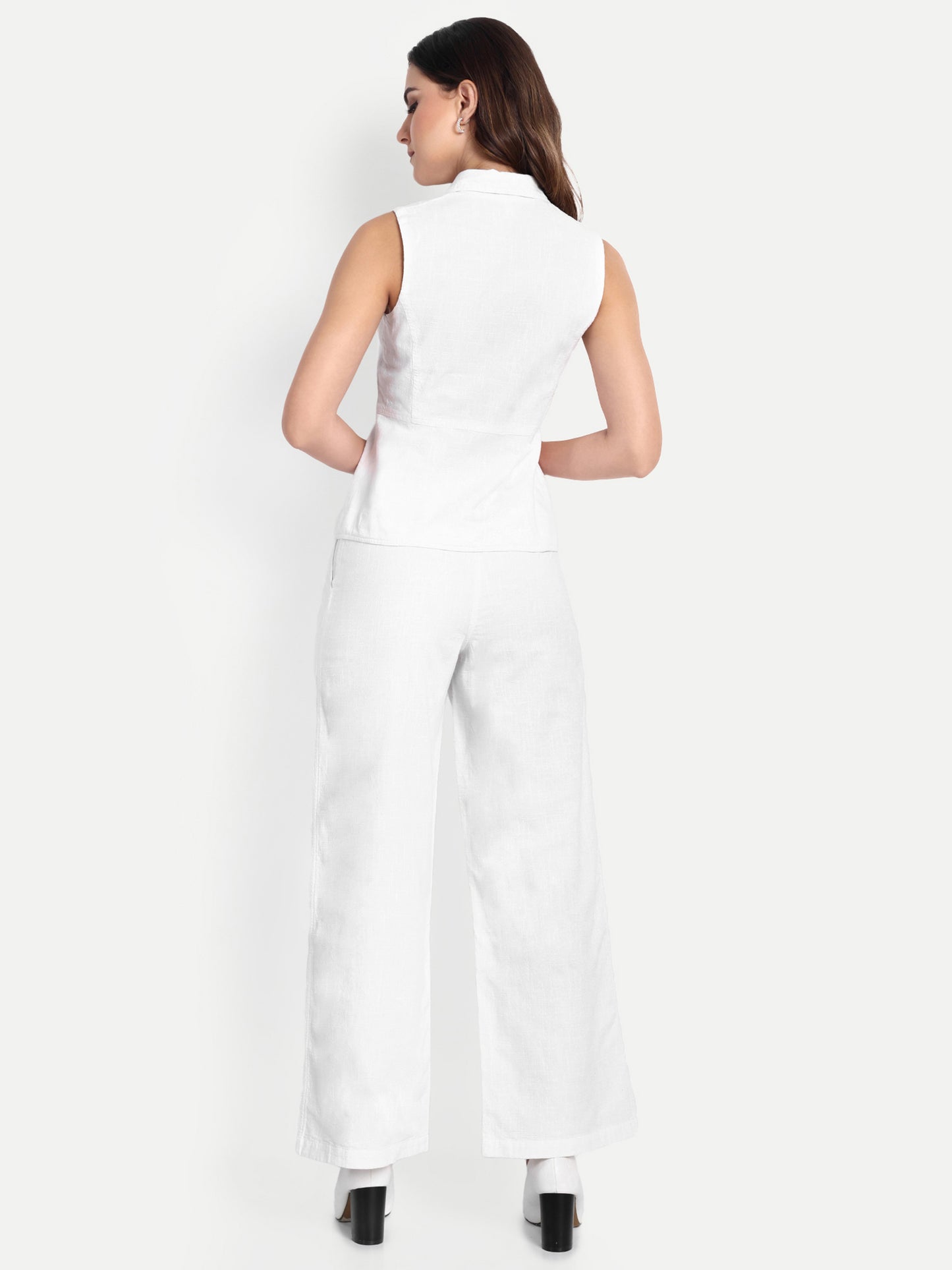 Vienna Linen Co-ord Waistcoat Set