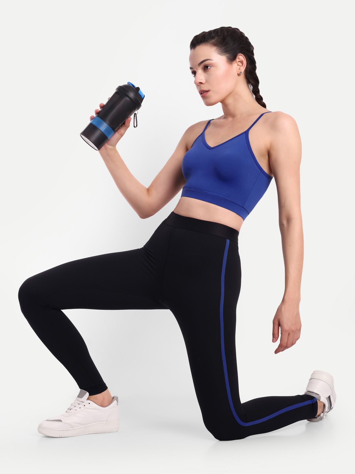 LANA SPORTS BRA IN LAPIS BLUE