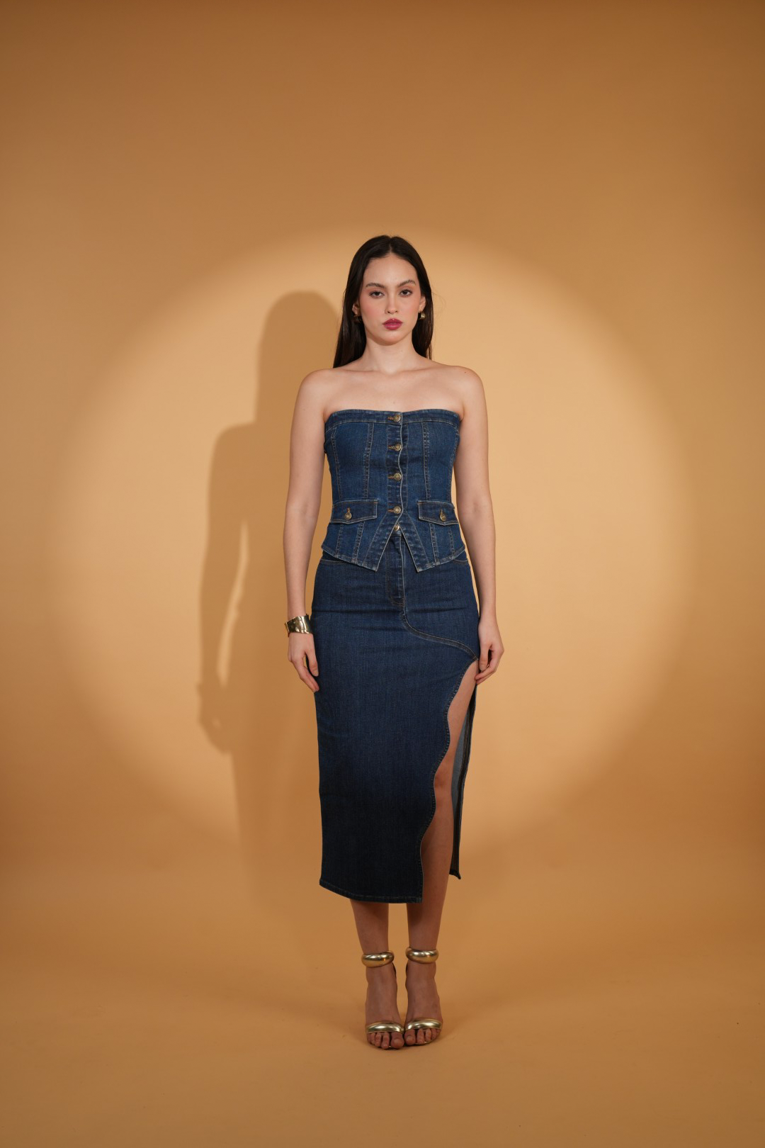 HAILEY BUTTON DOWN CORSET