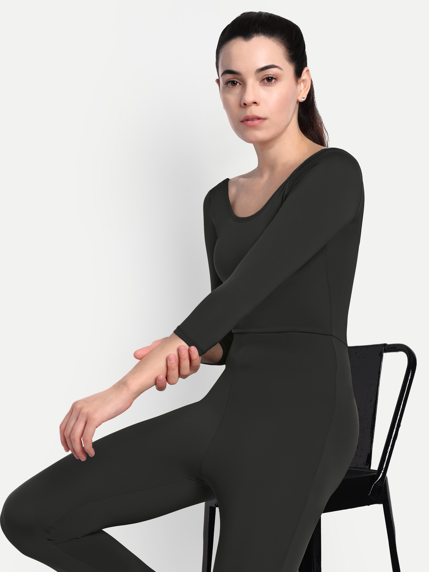 PARIS BODYSUIT IN BLACK