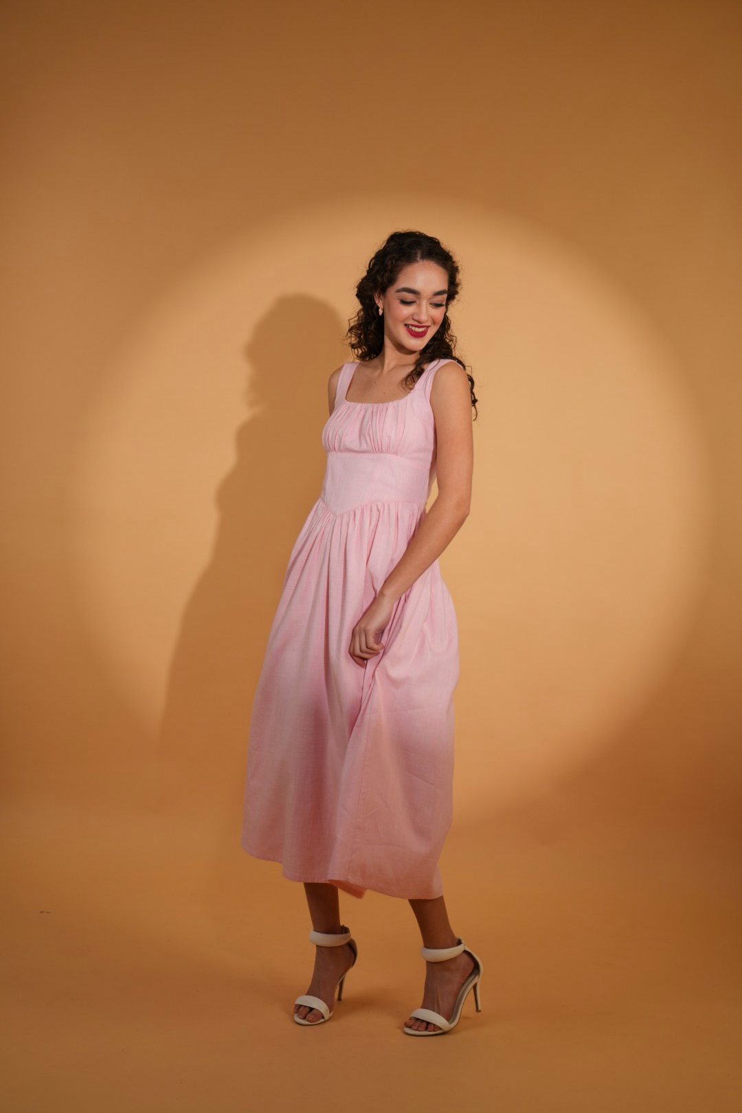 Vanessa Corset Style Dress in Cotton Candy