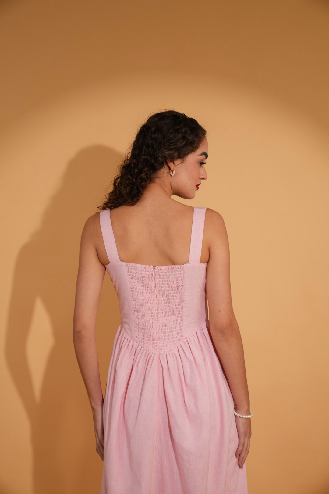 Vanessa Corset Style Dress in Cotton Candy