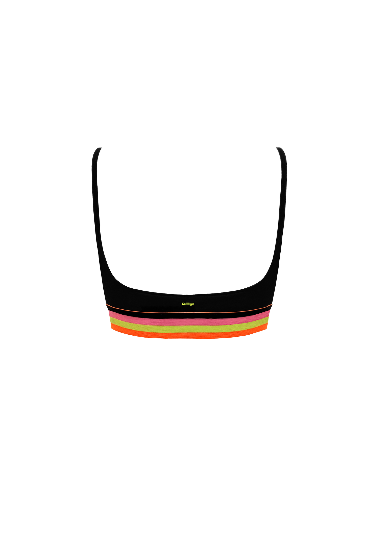CAMILLE POP SPORTS BRA IN BLACK