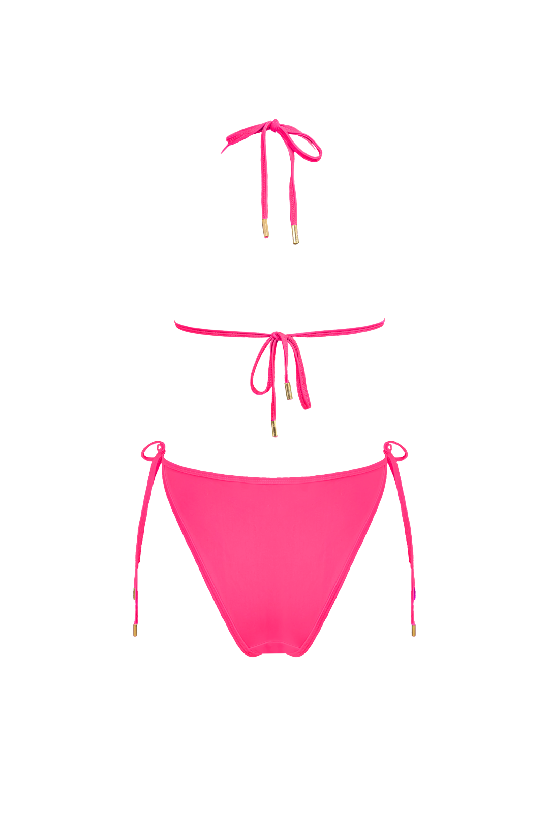 EMILY TIE UP BIKINI IN LOLLIPOP WITH SARONG