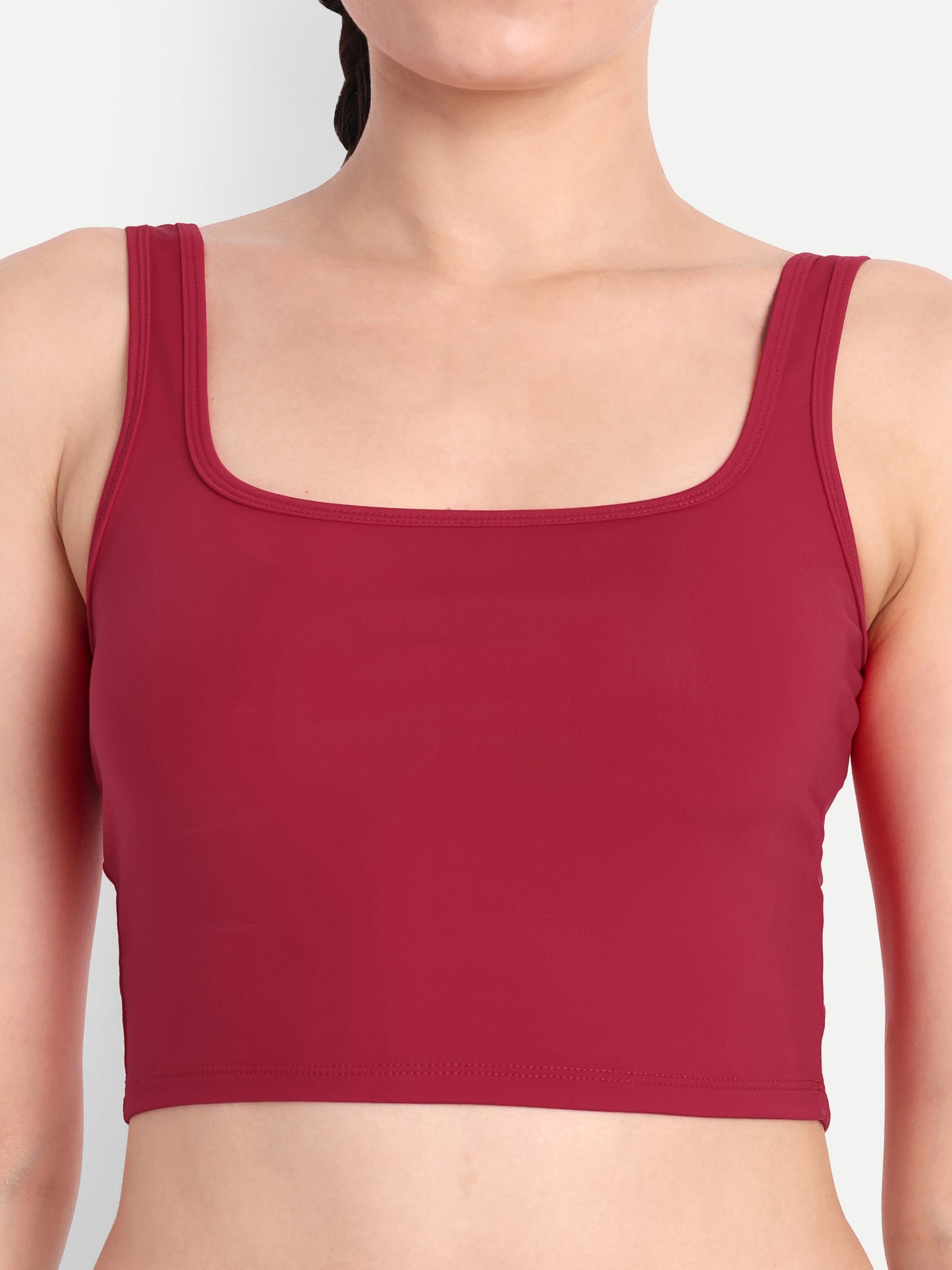 LOLA TANK TOP IN SCARLET RED