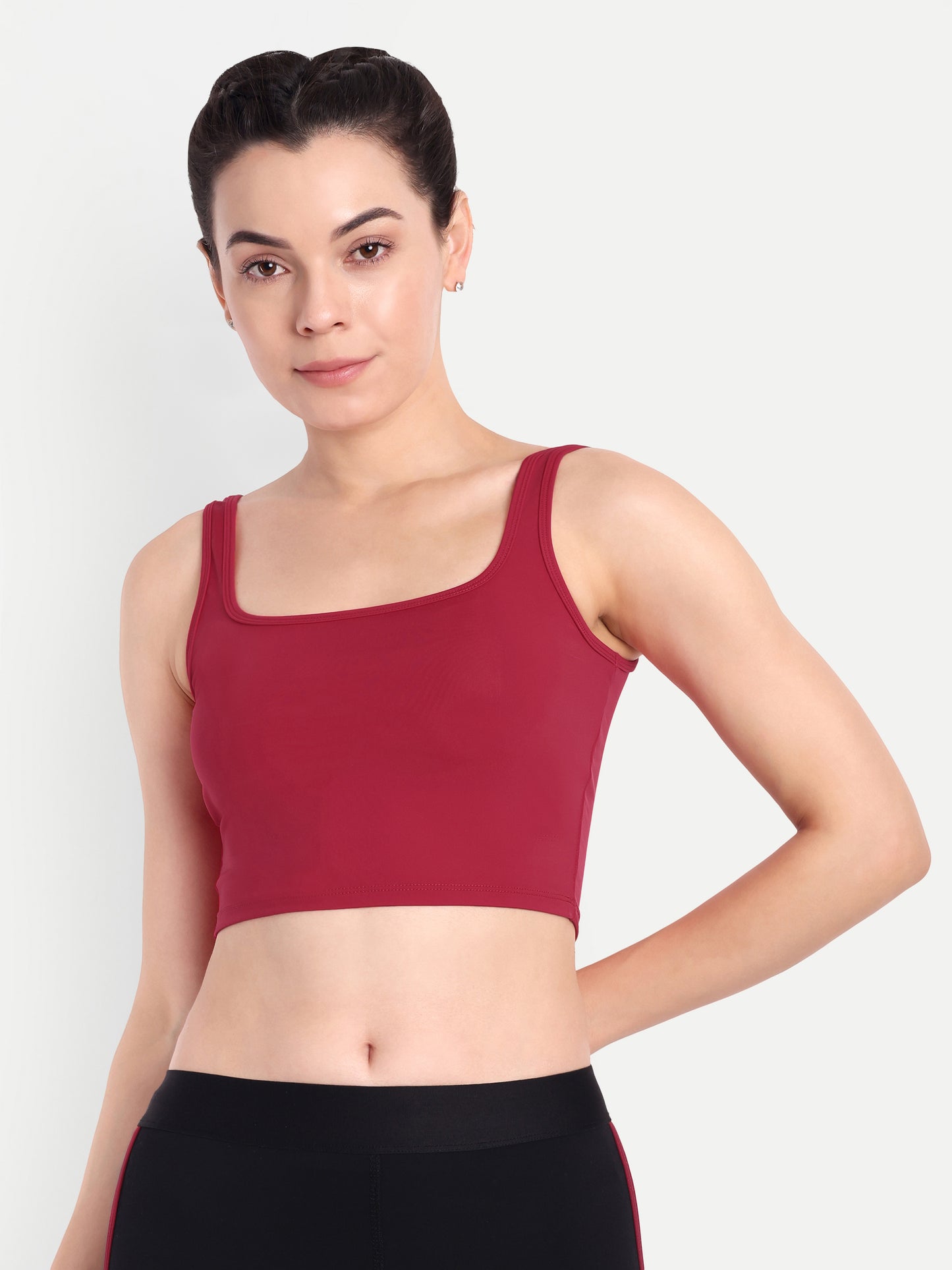 LOLA TANK TOP IN SCARLET RED
