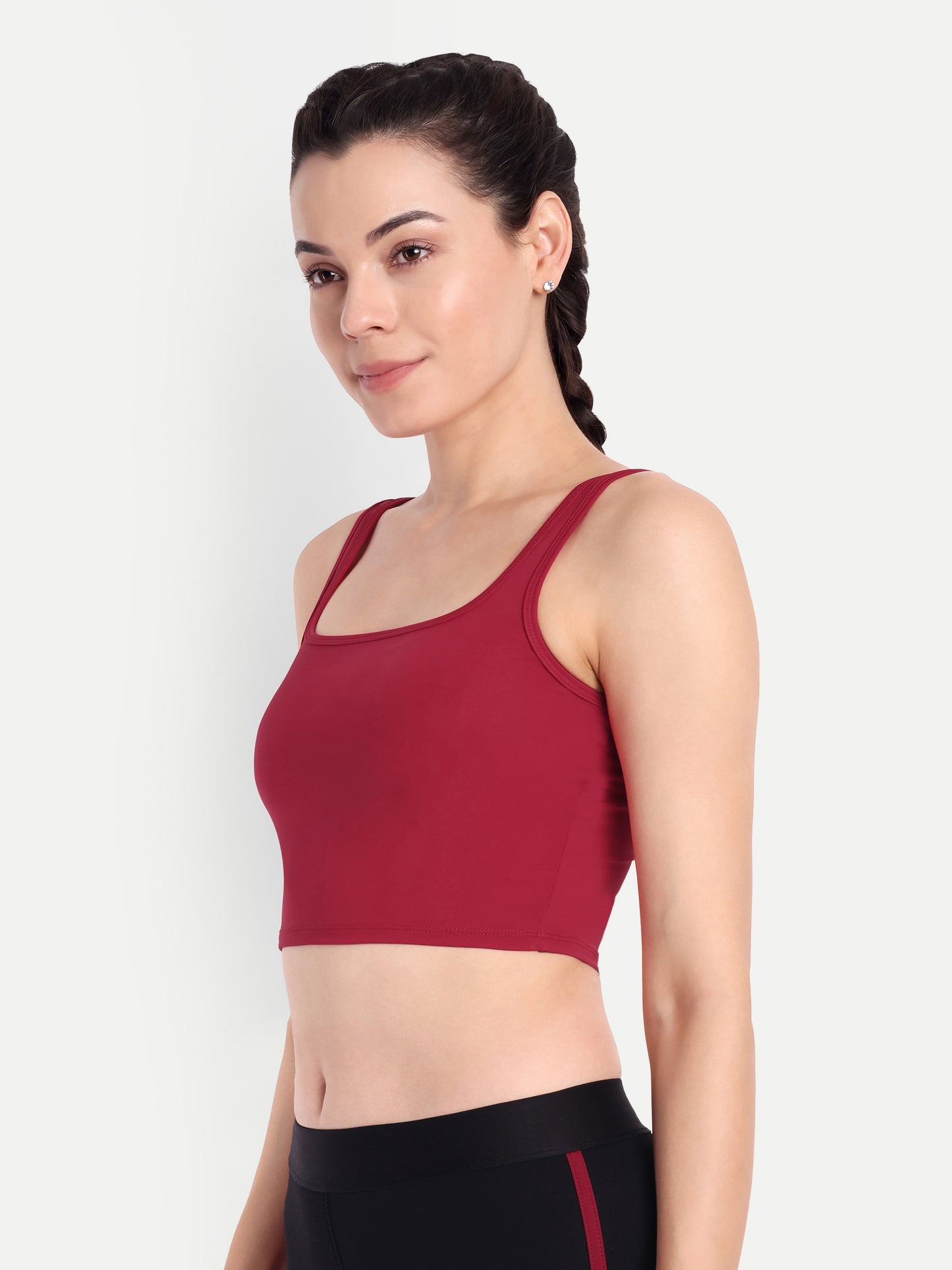 LOLA TANK TOP IN SCARLET RED